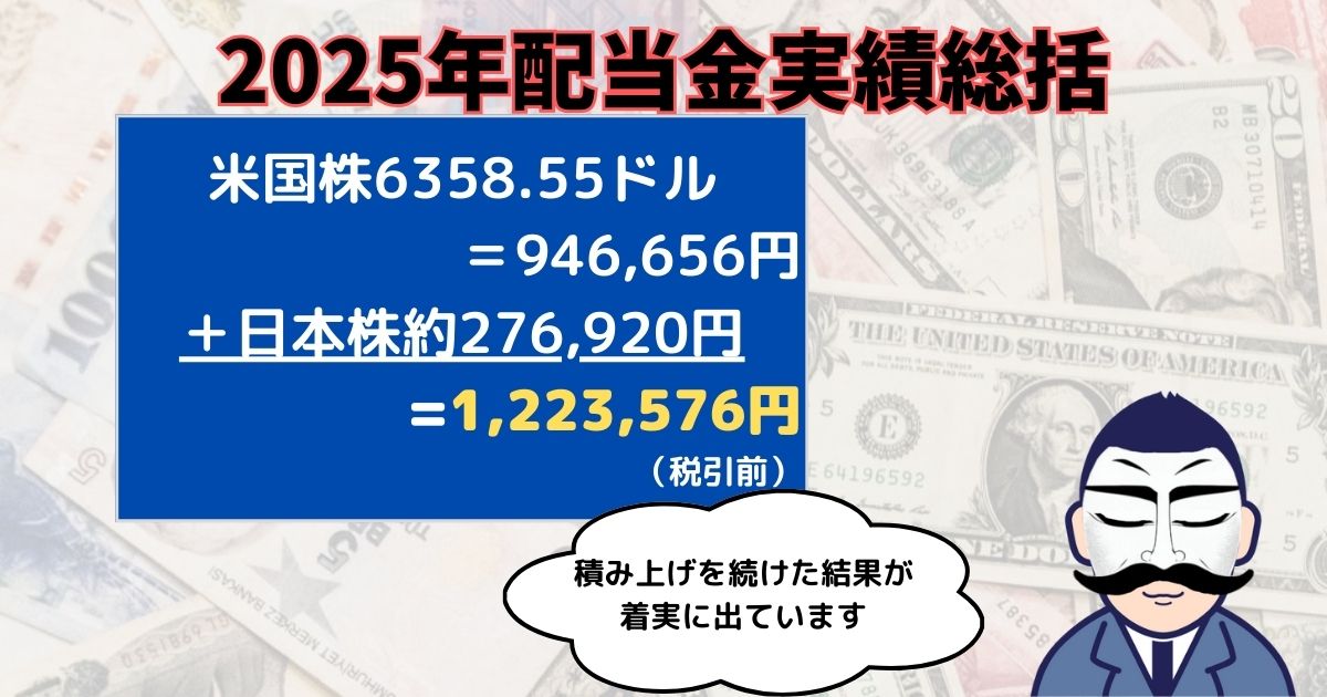 配当金実績2025総括